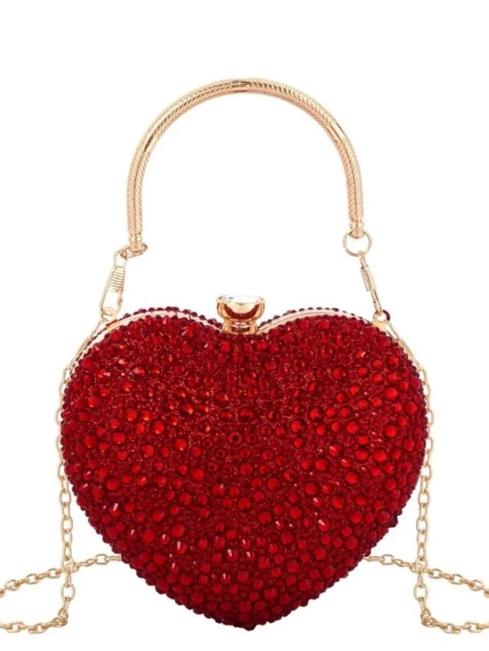 RAMLA Red Heart Bag